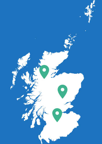 Follow-COVID Scot map Distribution of Follow-COVID cohort
